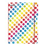 Notatnik A4/2x40 kratka/linia My Book Flex Smileyworld Rainbow