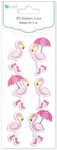 Naklejki - flamingi 6szt