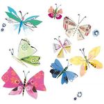 Karnet kwadrat Fluttering Butterflies z kopertą