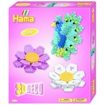 Hama midi - Kreacje 3D - Kwiaty i Paw *