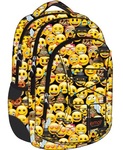 Plecak szkolny 3 komorowy BP32 Emoji Yellow