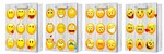 Torba lux z brokatem średnia A5 emoji 9
