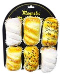Magnes ciasteczko squishies zestaw 2 bułeczka (6)