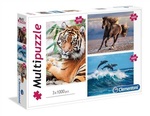 Puzzle 3x1000 Animals *