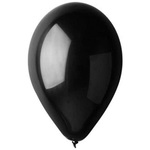 Balon pastel czarny nr 09 100szt