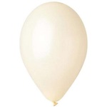 Balon pastel ecru / kość słoniowa nr 59 100szt, średnica 26 cm (10"), obwód 80 cm