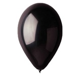 Balon metalizowany czarny nr 65 100szt, średnica 26cm (10")