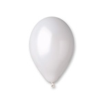 Balony białe perłowe, metalizowane 26cm, 10" op.100szt.