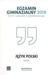 Egzamin gimnazjalny 2019 Język polski Testy i arkusze