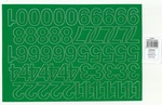 Cyfry samoprzylepne 3cm zielone