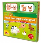 Książeczki Carotiny- Gdzie mieszkają zwierzęta? *