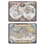 Podkładka edukacyjna: Mapy świata z XVI i XVII wieku