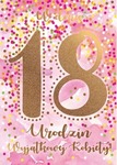 Karnet W dniu 18 Urodzin Wyjątkowej Kobiety!