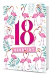 Karnet  B6 18 Urodziny Flamingi K.B6-1709