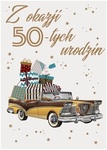Karnet Z okazji 50-tych urodzin! DK-640