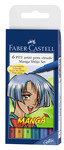 Pitt Artist pen manga 6kol. etui plastikowe Faber-Castell
