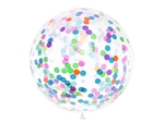 Balony 1m z konfetti mix