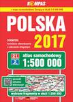 Atlas samochodowy Polski 2017 kompas 1:500 000 *