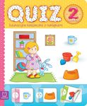 Quiz 2-latka. Edukacyjna książeczka z naklejkami