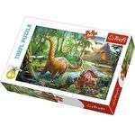 Puzzle 60 Wędrówka dinozaurów