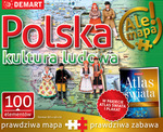Atlas z planszą edukacyjną - Polska: krainy geograficzne