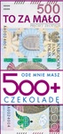 Czekolada 500 złotych