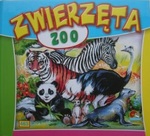 Zwierzęta zoo Tygrys, Zebra. Książeczka harmonijka