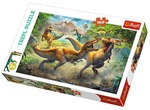 Puzzle 160 Walczące Tyranozaury