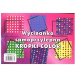 Zeszyt papierów kolorowych Cormoran A4 kropki color