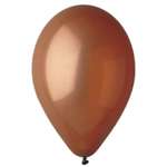 Balon pastel brązowy 12"" paczka 100 szt., średnica 30 cm (12"), obwód 95 cm