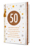 Karnet 50-te urodziny złote HM200-1747