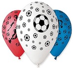 Balony piłkarze premium w opakowaniu  5 sztuk