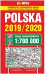 Polska mapa samochodowa 2019/2020  1:700 000