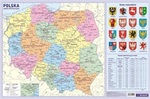 Podkładka 3W - Administracyjna mapa Polski