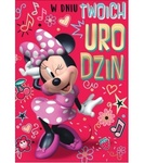 Karnet B6 Disney - urodziny Minnie Mouse