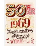 Karnet B6 50-te urodziny - złote lata