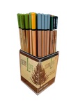 Ołówek sześciokątny z drewna cedrowego 72szt od 9B do 2H  CEDR LOVE
