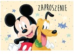 Zaproszenie Disney - Mickey Mouse op.5szt