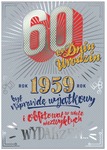Karnet B6 60-te urodziny - złote lata