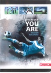 Zeszyt A5/16 kartek linia potrójna Dan-Mark "Where you are. Passion for sport"
