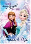 Karnet 3D Urodziny Elsa i  Anna 3DS-004