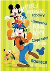 Karnet 3D Urodziny Mickey, Donald i Goofy 3DS-008