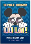 Karnet 3D Urodziny Mickey 100 lat 3DS-011