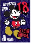 Karnet 3D 18 urodziny Mickey 3DS-012