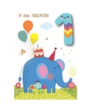 Karnet roczek słoń DK