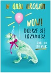 Karnet Urodziny Dinozaur PP-2131
