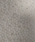 Kulki styropianowe brokatowe białe 0,8cm
