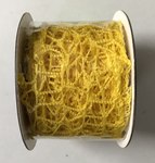 SIATKA KORONKOWA MIX kolorów  żółta  /5 cm x 5 y/