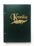 Kronika 310x420 pionowa złocona zieleń