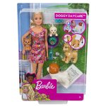 Barbie Lalka Opiekunka piesków Zestaw